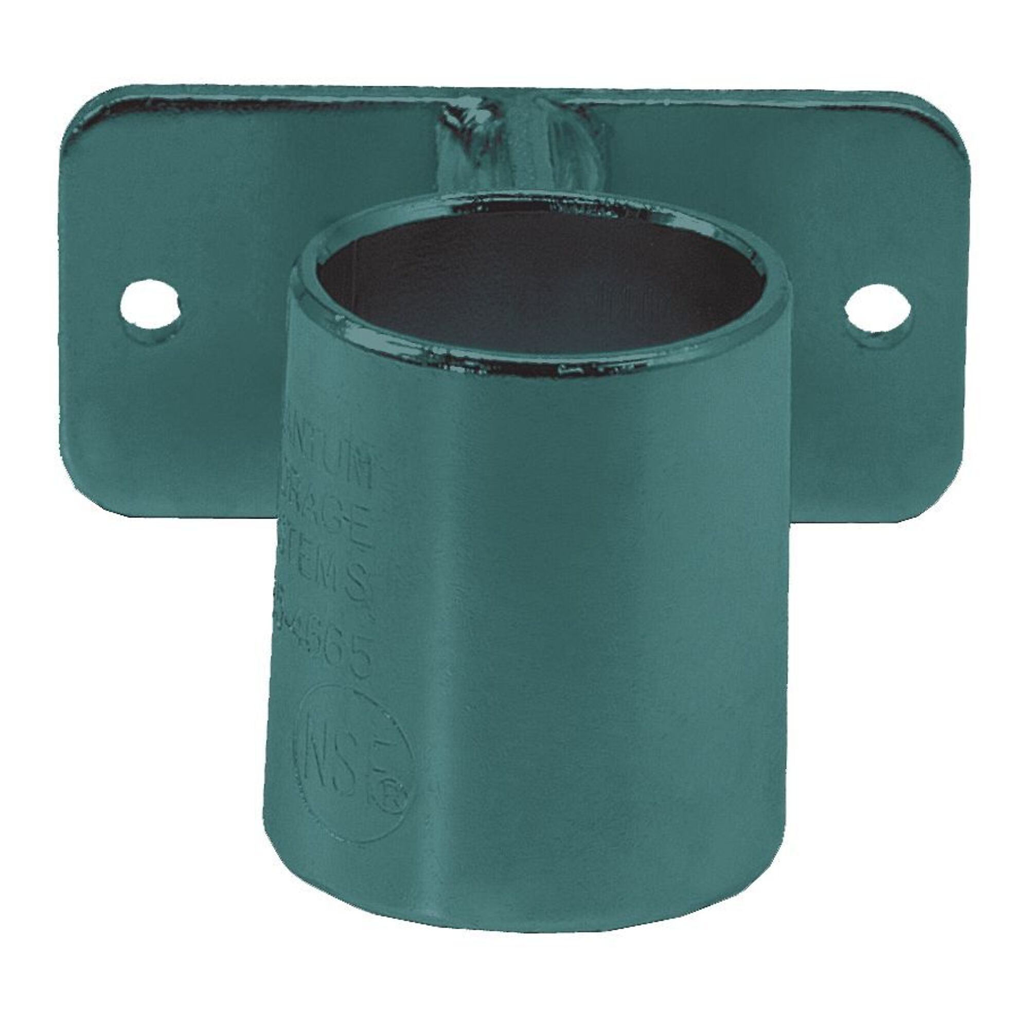 Quantum 1 Post Wall Mount Bracket, Green Epoxy, 2x3in., Model# WR-WMBP
